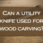 wood carving with utility knife